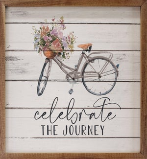 Celebrate The Journey Bike Whitewash